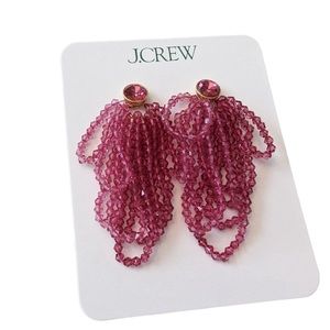 J. Crew Looped Tassel Earrings